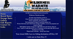 Desktop Screenshot of millelacslakeicefishing.com